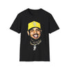 Vintage 90s Rap Bootleg Style T-Shirt, CHRIS BROWN BIG FACE Vintage Retro Rap Shirt Unisex Graphic Tee Shirt