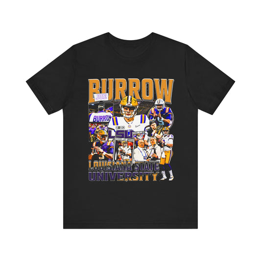 Vintage 90s Football Bootleg Style TShirt JOE BURROW Unisex Graphic Tee Shirt