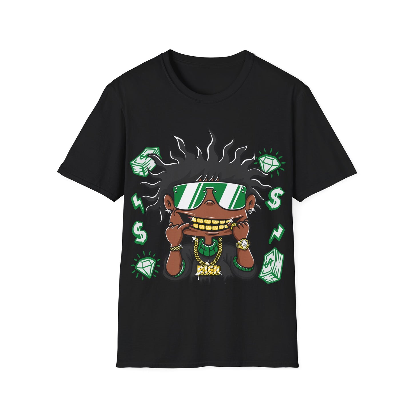 RICK MONEY PREMIUM STREETWEAR Unisex Softstyle T-Shirt