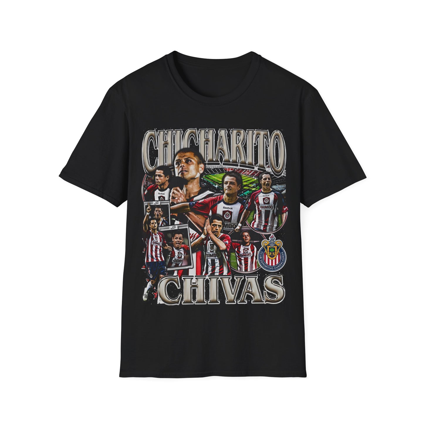 Vintage 90s Soccer Bootleg Style T-Shirt, CHICHARITO CHIVAS Graphic Tee, Retro Soccer Shirt Unisex Graphic Tee
