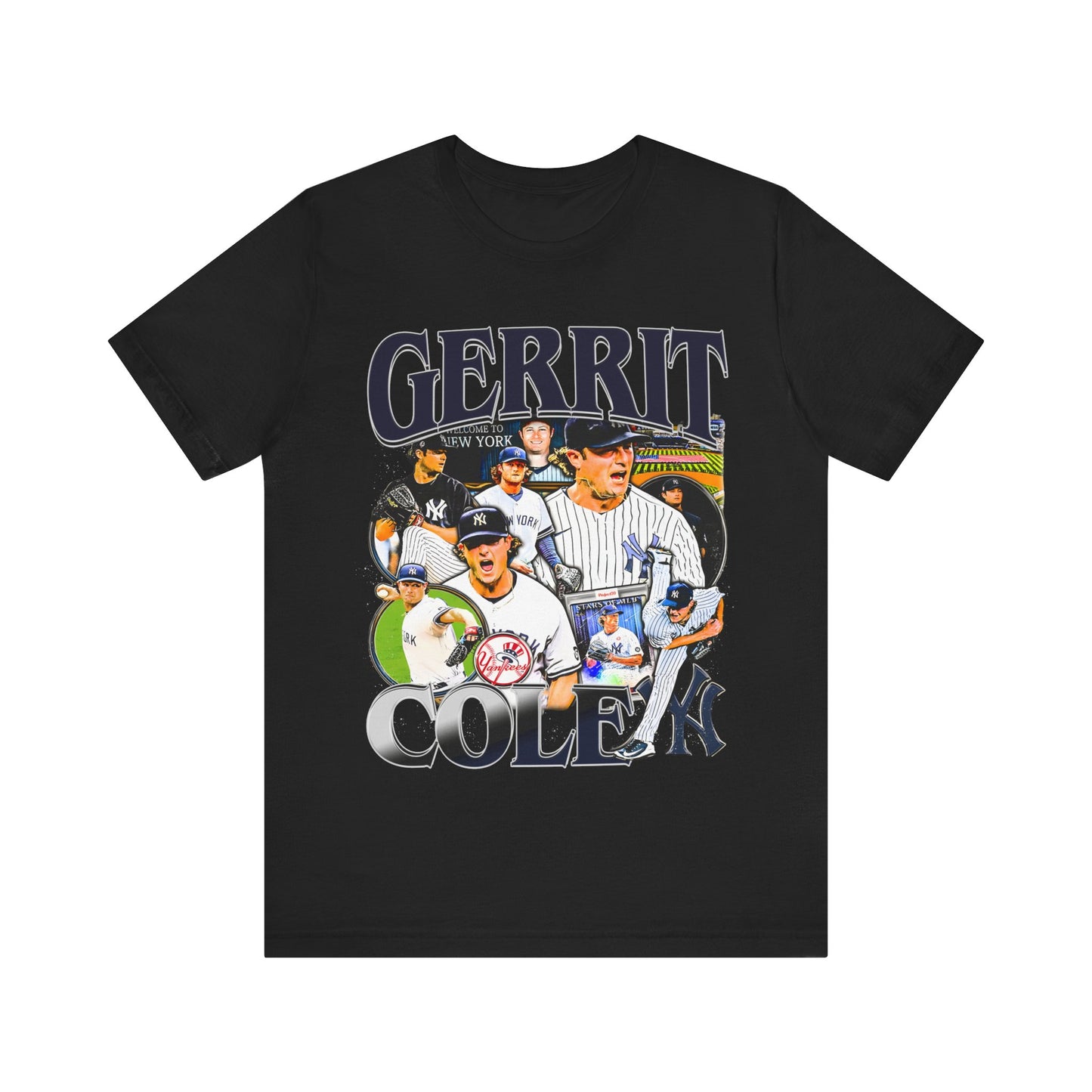 Vintage 90s Baseball Bootleg Style T-Shirt GERRIT COLE Unisex Graphic Tee Shirt