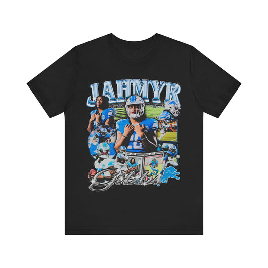 Vintage 90s Football Bootleg Style T-Shirt JAHMYR GIBBS Unisex Graphic Tee Shirt