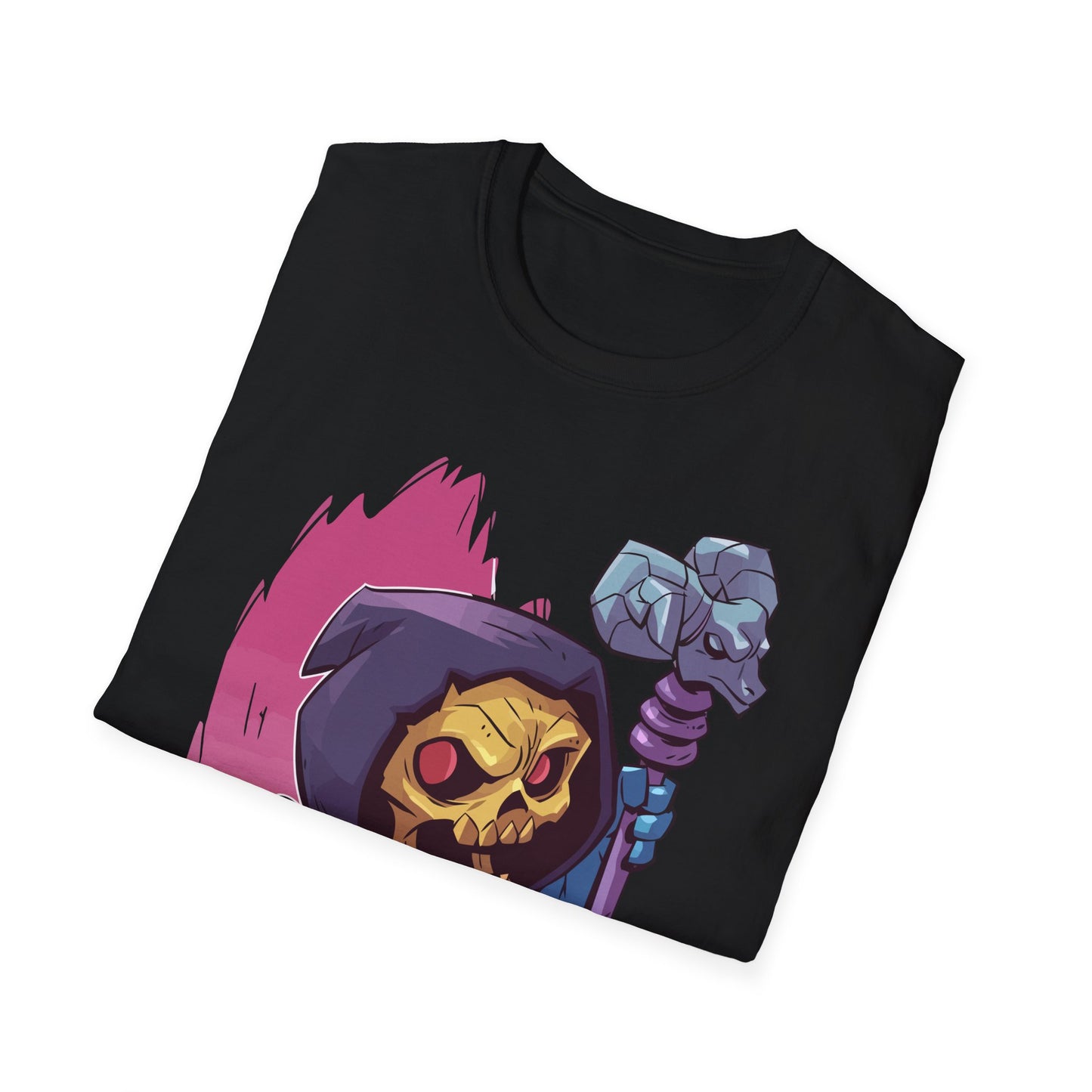 SKELETOR STAFFED Unisex Softstyle T-Shirt