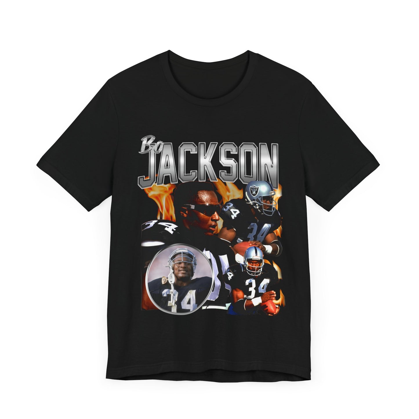 Vintage 90s Football Bootleg Style T-Shirt BO JACKSON 90s Unisex Graphic Tee