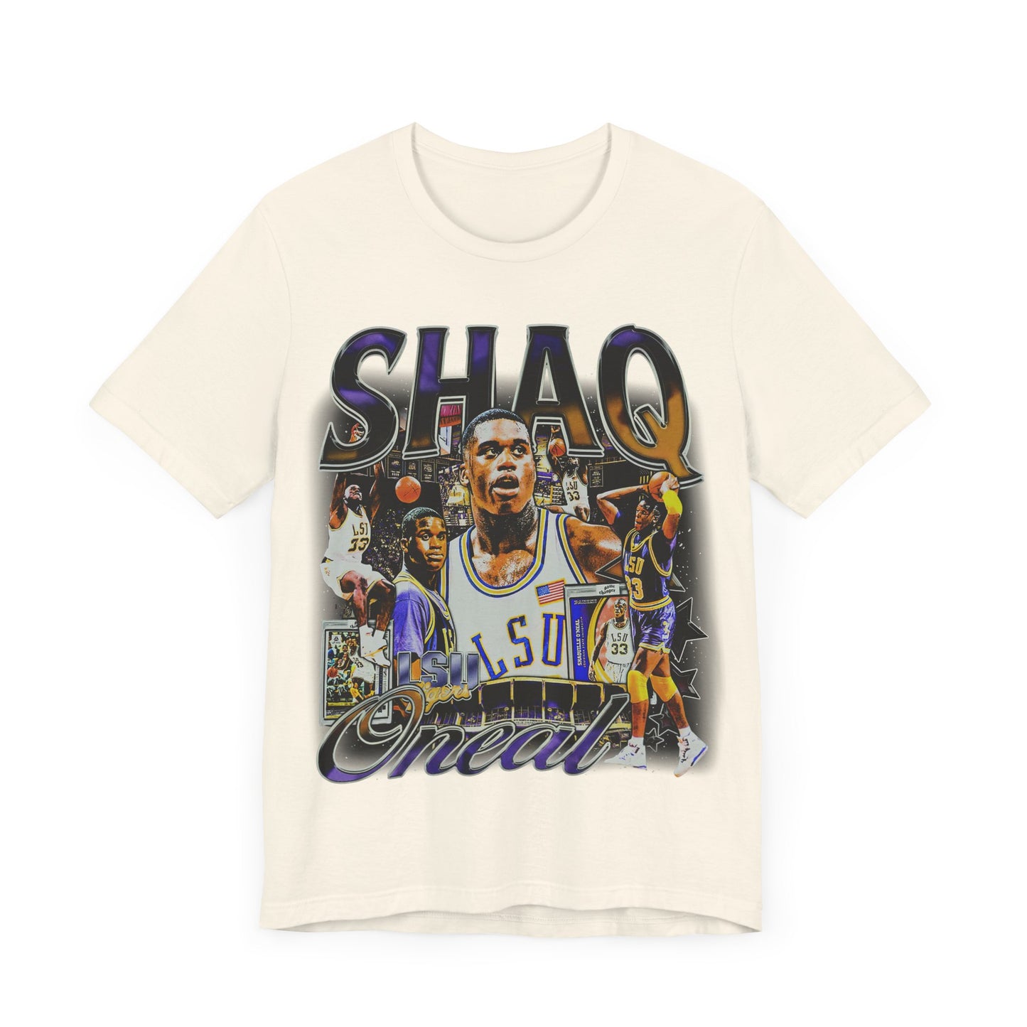 Vintage 90s Basketball Bootleg Style TShirt SHAQ 90s Unisex Graphic Tee Shirt