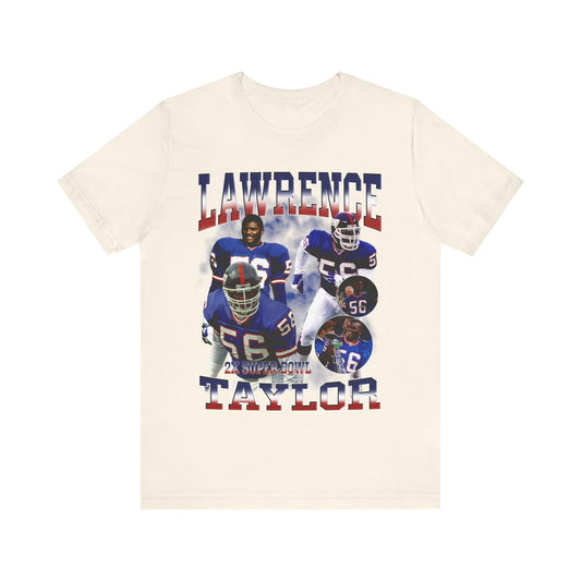 Vintage 90s Football Bootleg Style T-Shirt LAWRENCE TAYLOR Unisex Graphic Tee
