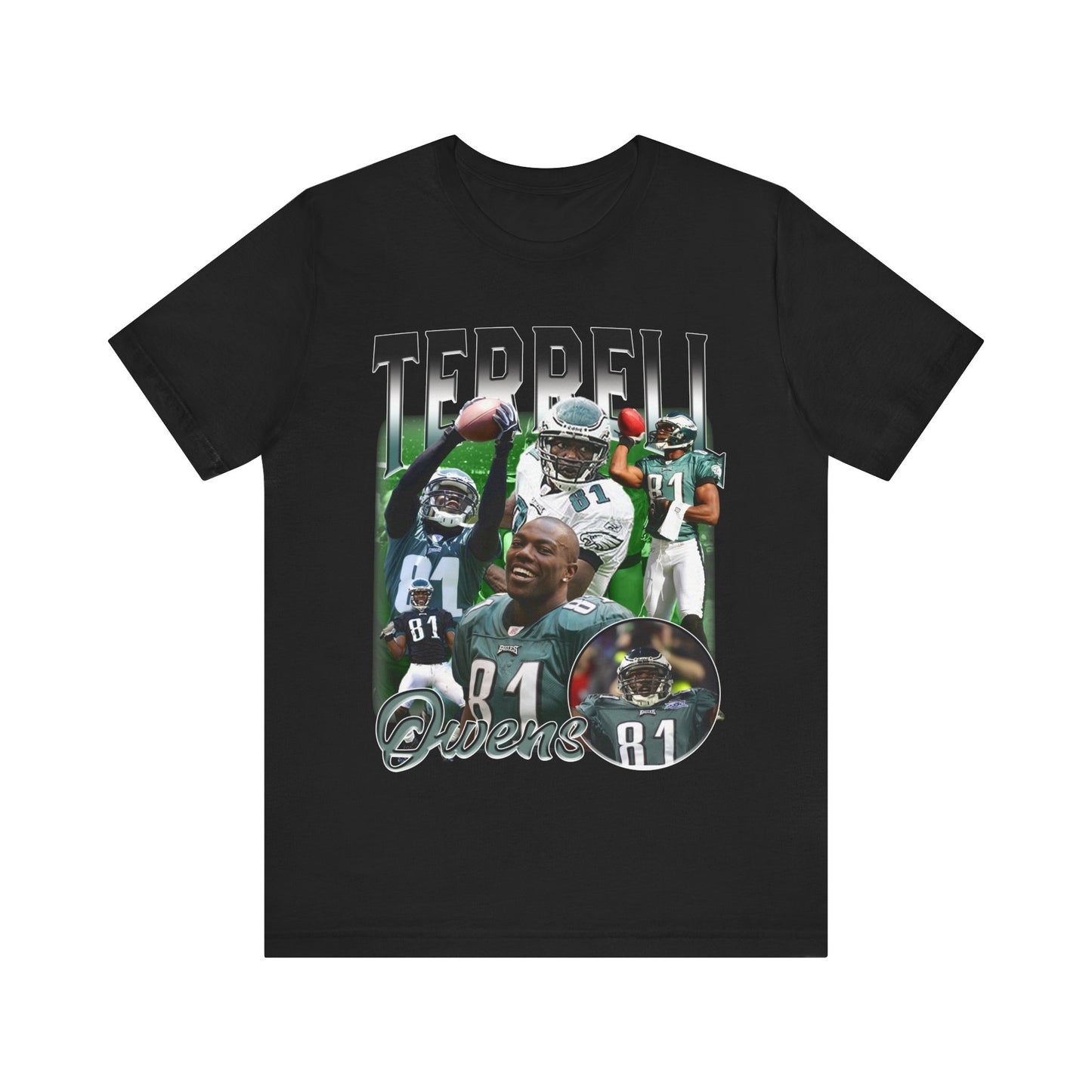 Vintage 90s Football Bootleg Style T-Shirt TERRELL OWENS Unisex Graphic Tee