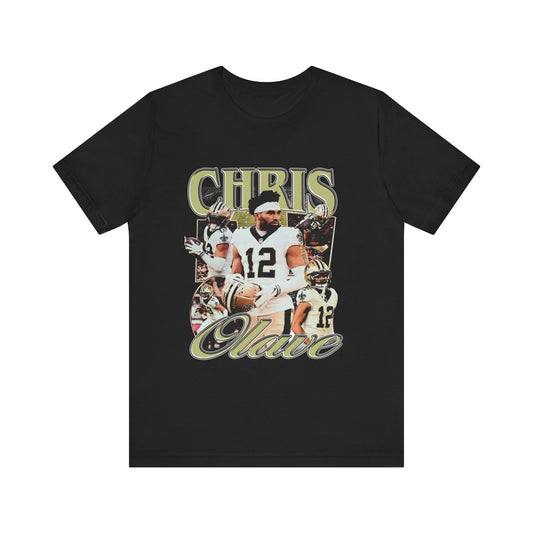Vintage 90s Football Bootleg Style T-Shirt, CHRIS OLAVE Unisex Graphic Tee