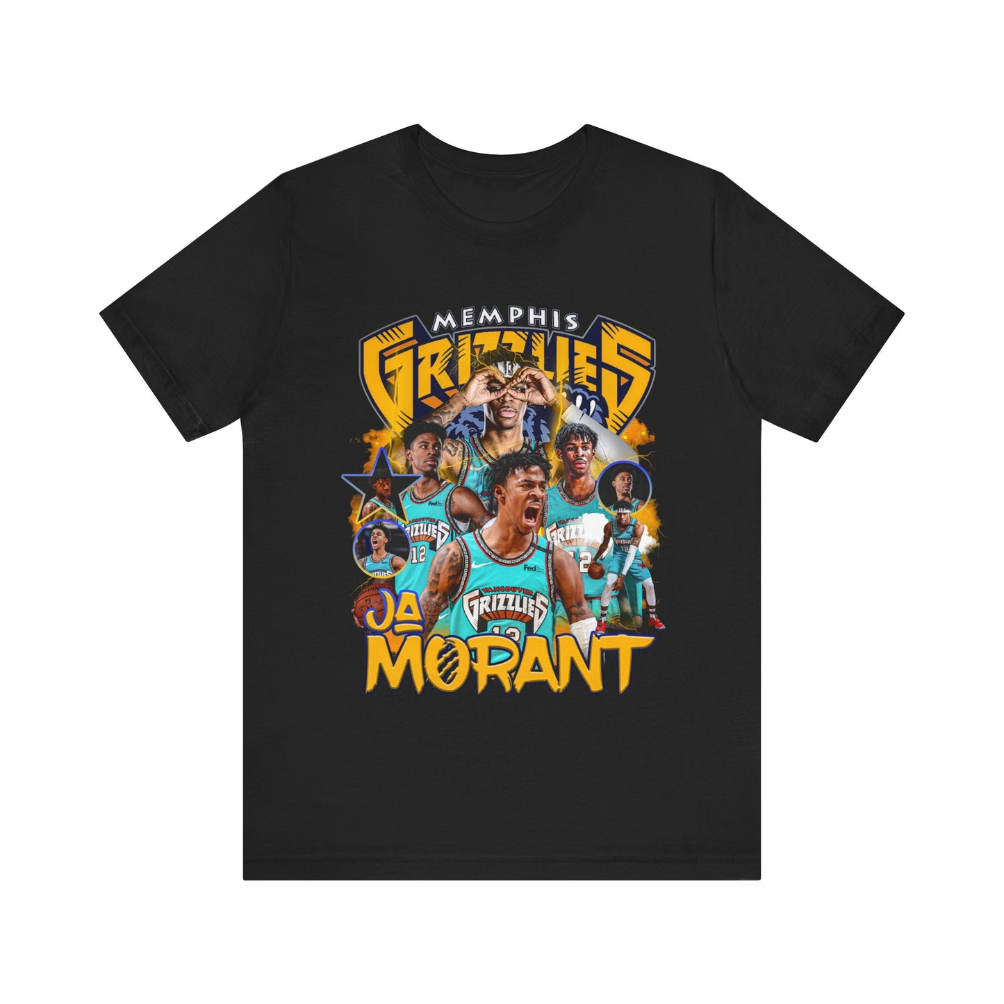 Vintage 90s Basketball Bootleg Style T-Shirt, JA MORANT Slash Unisex Tee