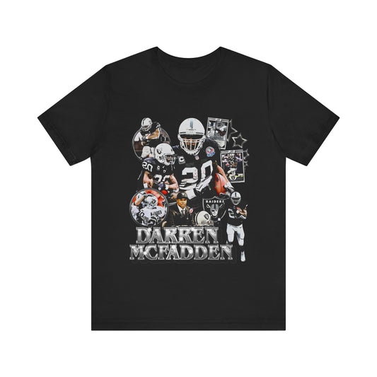 Vintage 90s Football Bootleg Style T-Shirt DARREN MCFADDEN Unisex Graphic Tee