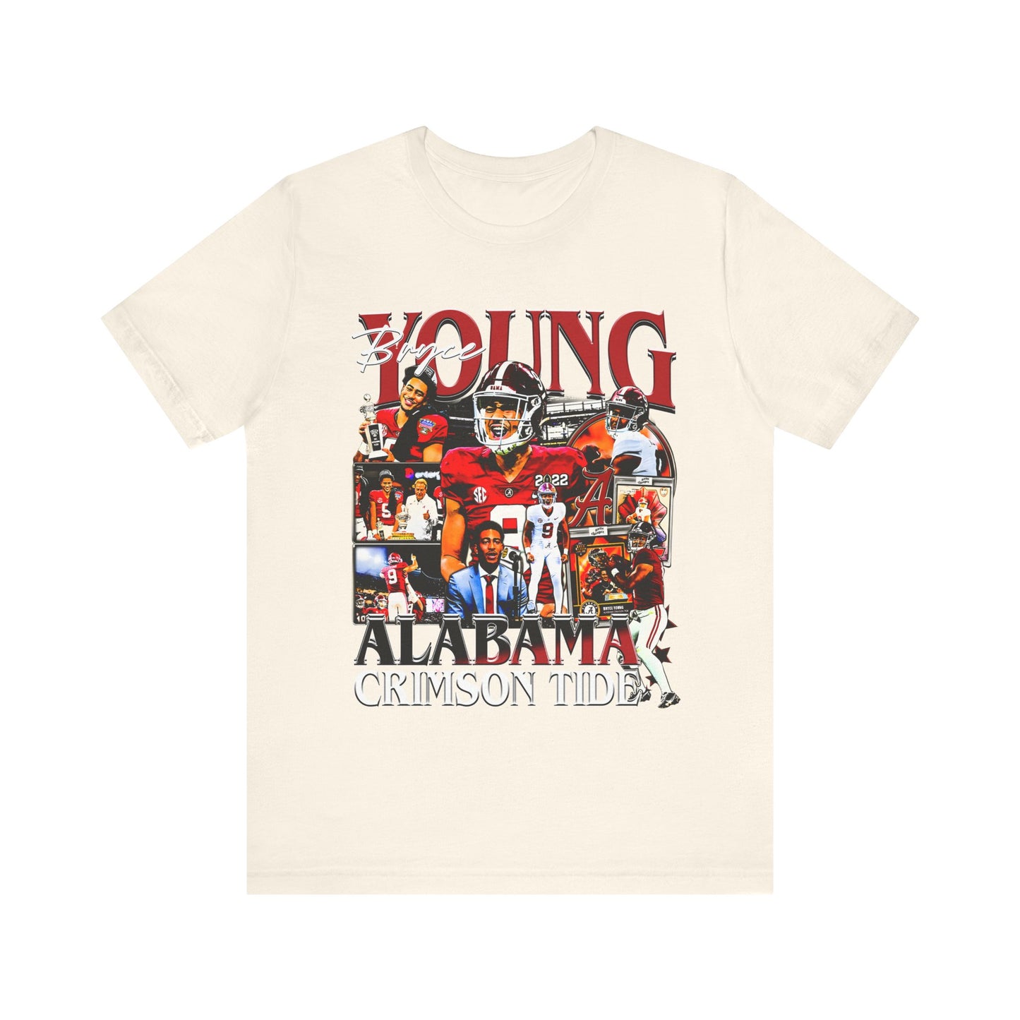 Vintage 90s Football Bootleg Style TShirt BRYCE YOUNG Unisex Graphic Tee Shirt