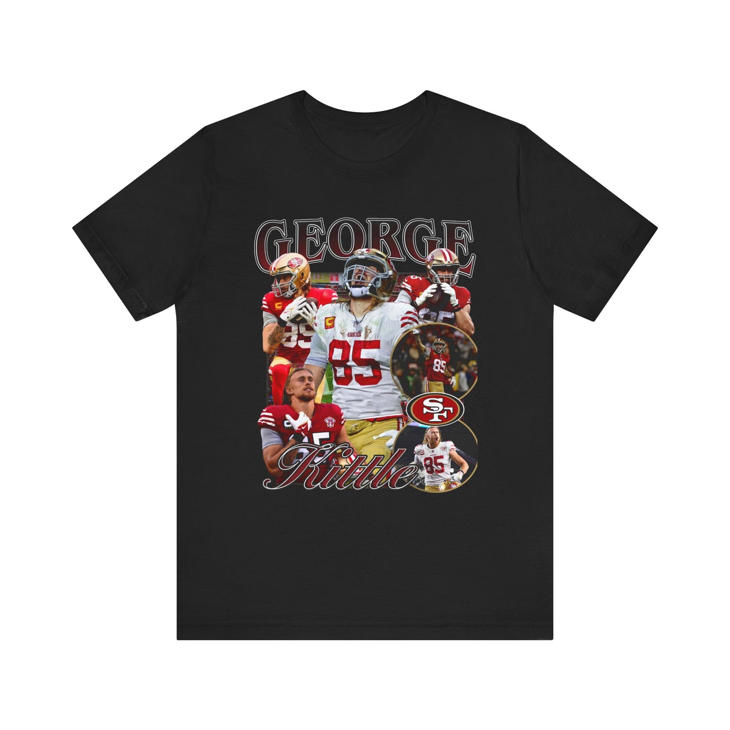Vintage 90s Football Bootleg Style T-Shirt, GEORGE KITTLE Unisex Tee Shirt