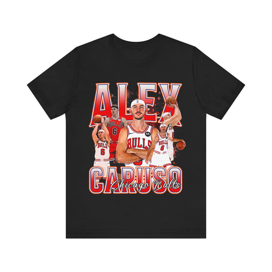 Vintage 90s Basketball Bootleg Style T-Shirt ALEX CARUSO 90s Unisex Graphic Tee