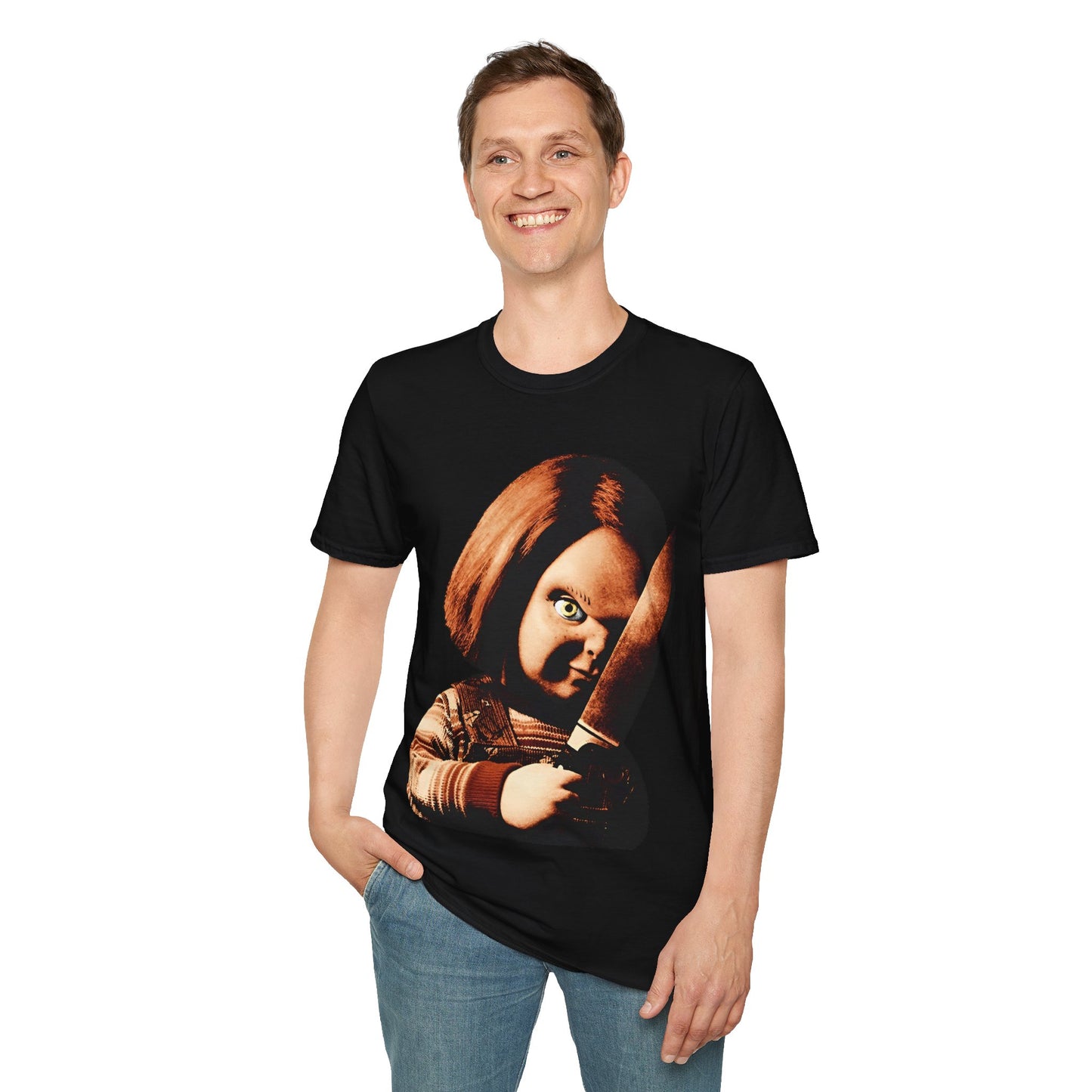 Vintage 90s Pop Culture Bootleg Style T-Shirt, CHUCKY Retro Shirt Unisex Graphic Tee