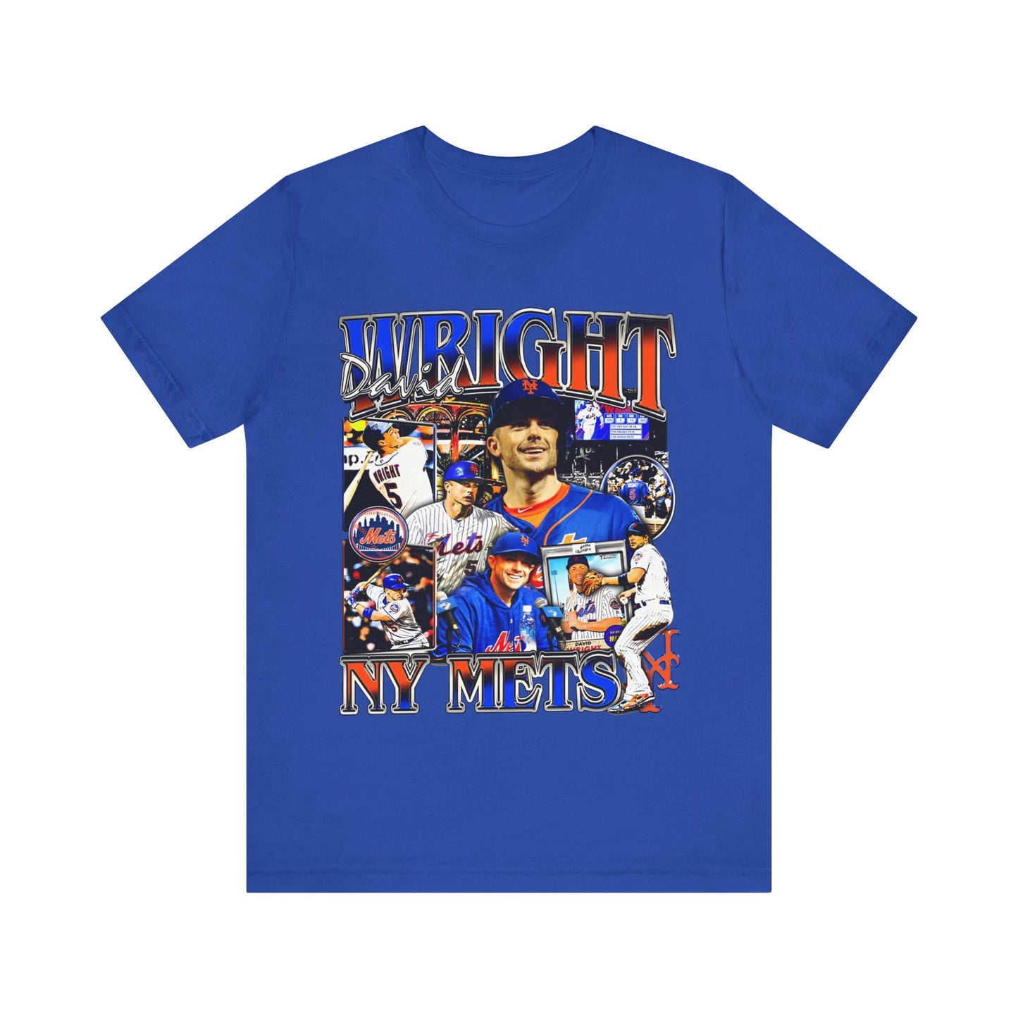 Vintage 90s Baseball Bootleg Style T-Shirt DAVID WRIGHT Unisex Graphic Tee Shirt