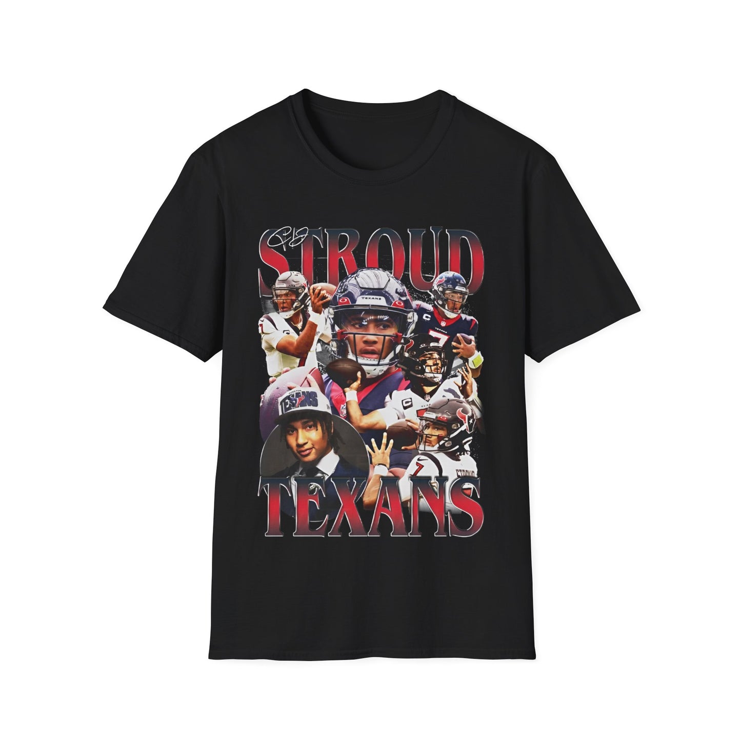 Vintage 90s Football Bootleg Style T-Shirt, CJ STROUD QB Vintage Graphic Tee, Retro Football Shirt Unisex Graphic Tee Shirt