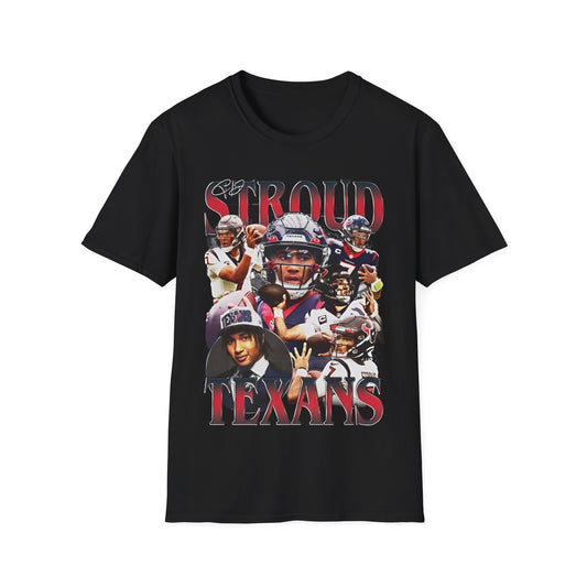 Vintage 90s Football Bootleg Style T-Shirt, CJ STROUD QB Vintage Graphic Tee, Retro Football Shirt Unisex Graphic Tee Shirt