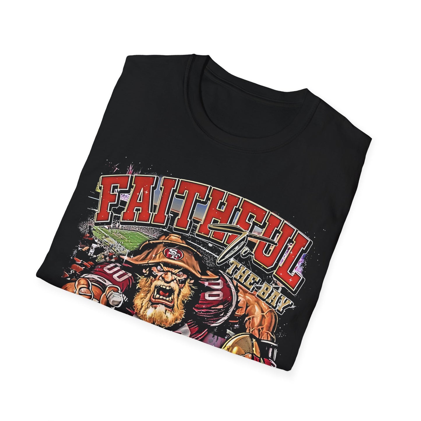 Vintage 90s Football Bootleg Style T-Shirt, 49ER FAITHFUL Retro Football Shirt Unisex Graphic Tee Shirt