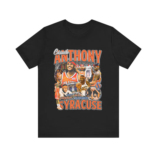Vintage 90s Basketball Bootleg Style T-Shirt CARMELO ANTHONY Syracuse Unisex Tee