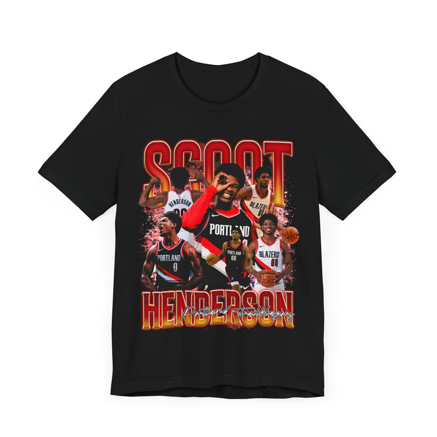 Vintage 90s Basketball Bootleg Style T-Shirt, SCOOT HENDERSON BLAZER Unisex Tee