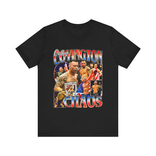 Vintage 90s Fighter Bootleg Style TShirt COLBY COVINGTON Unisex Graphic Tee