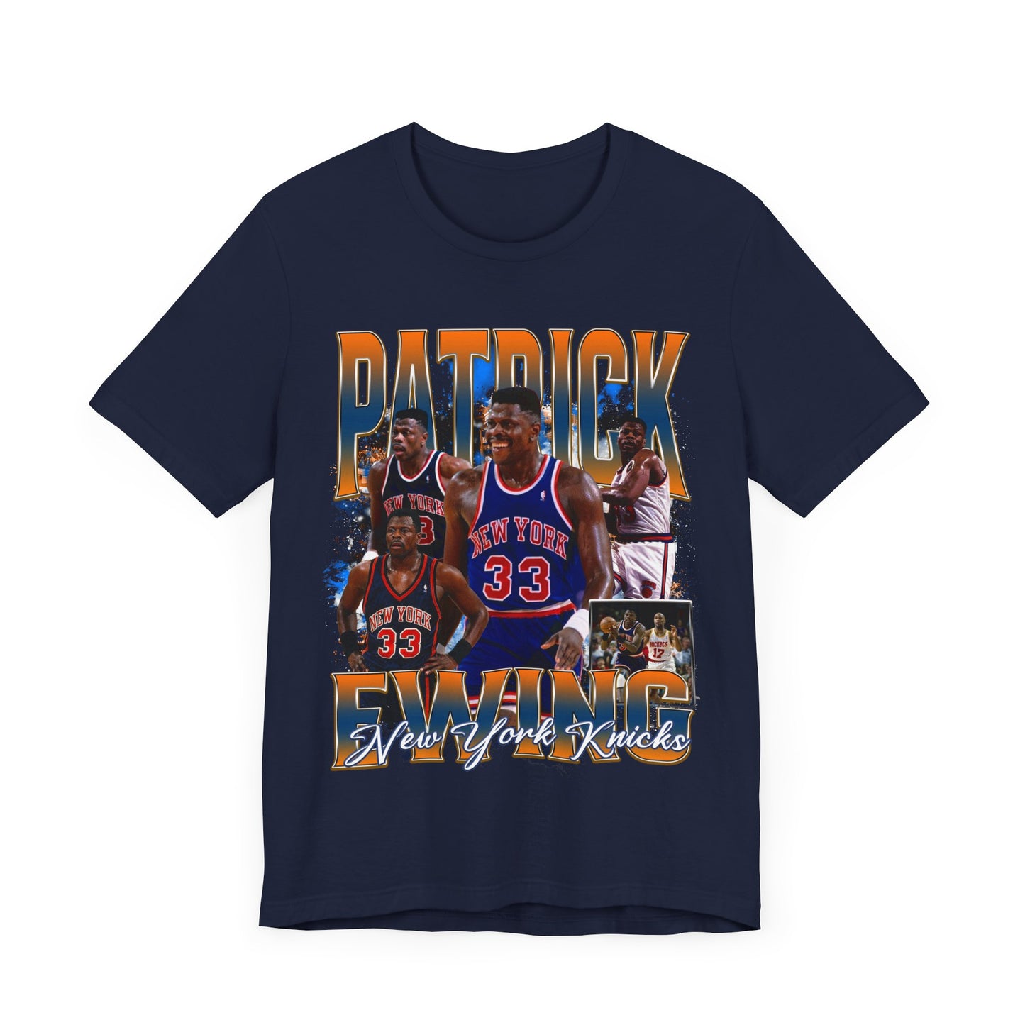 Vintage 90s Basketball Bootleg Style T-Shirt PATRICK EWING Unisex Graphic Tee