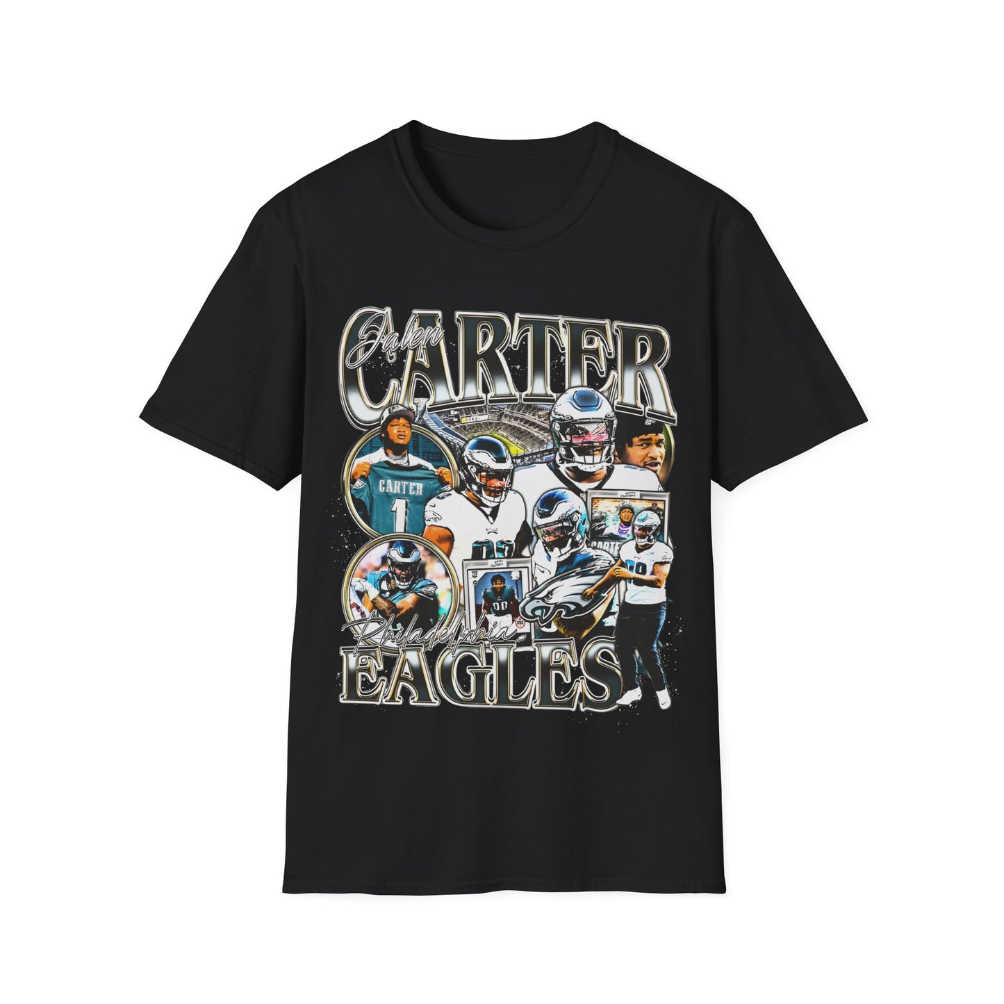 Vintage 90s Football Bootleg Style T-Shirt, JALEN CARTER Vintage Graphic Tee, Retro Football Shirt Unisex Graphic Tee Shirt