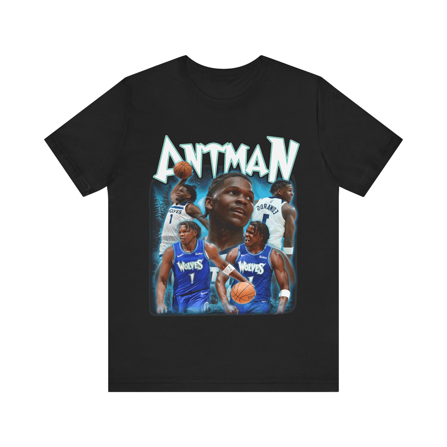 Vintage 90s Basketball Bootleg Style T-Shirt, ANTHONY EDWARDS ANTMAN Unisex Tee