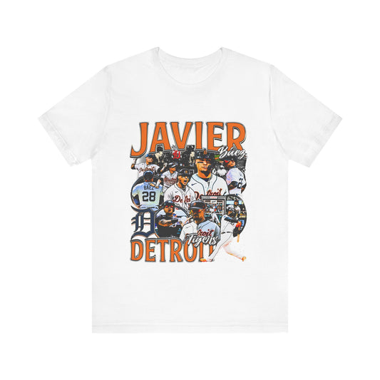 Vintage 90s Baseball Bootleg Style T-Shirt JAVIER BAEZ 90s Unisex Graphic Tee