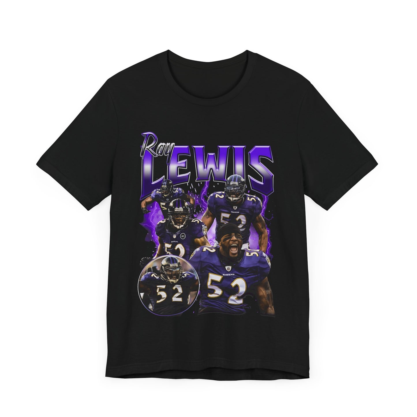 Vintage 90s Football Bootleg Style T-Shirt RAY LEWIS Unisex Graphic Tee Shirt