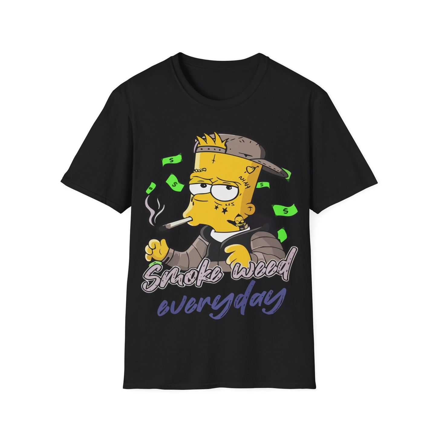 SMOKE EVERYDAY PREMIUM STREETWEAR Unisex Softstyle T-Shirt
