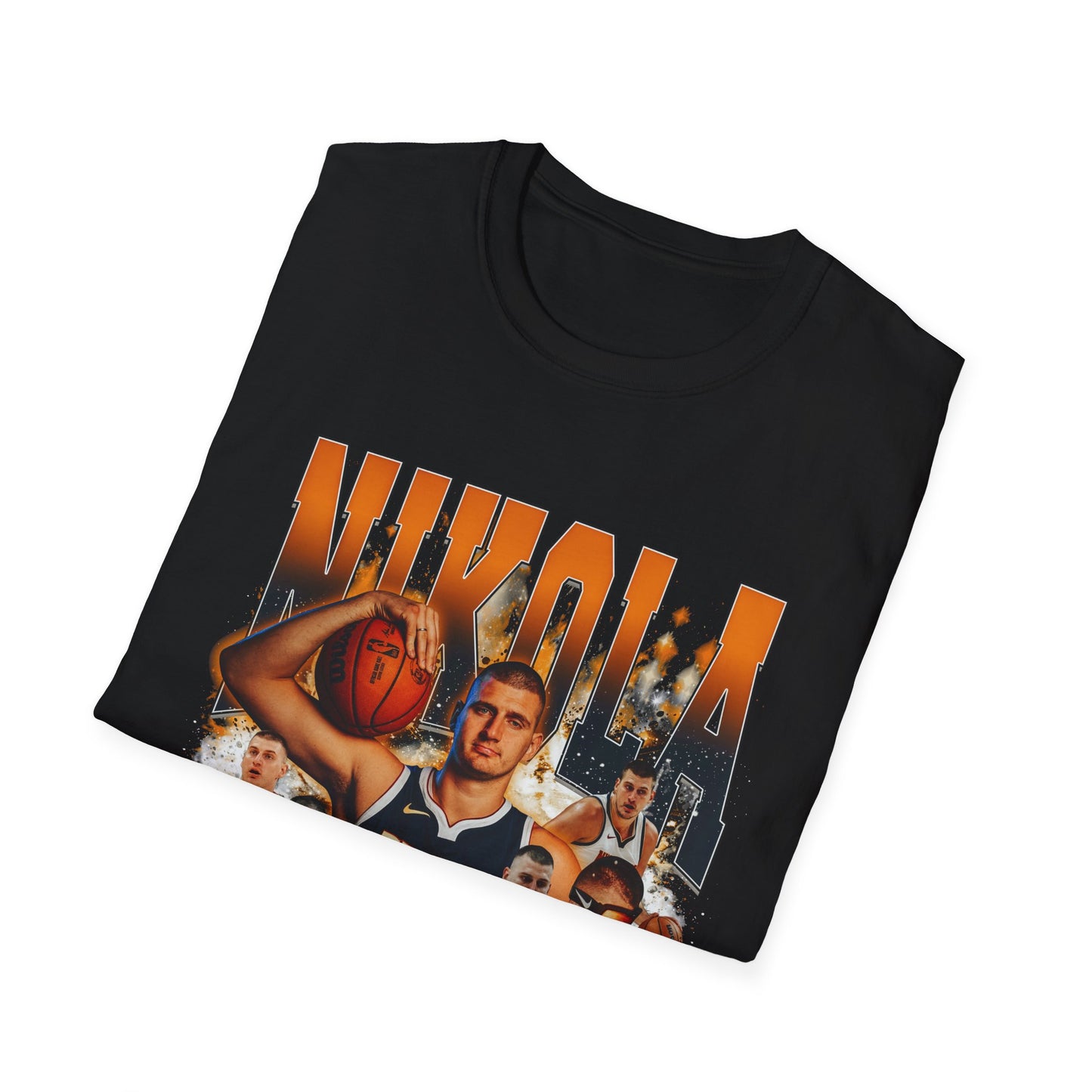Vintage 90s Basketball Bootleg Style T-Shirt, NIKOLA JOKIC Graphic Tee, Retro Basketball Shirt Unisex Graphic Tee