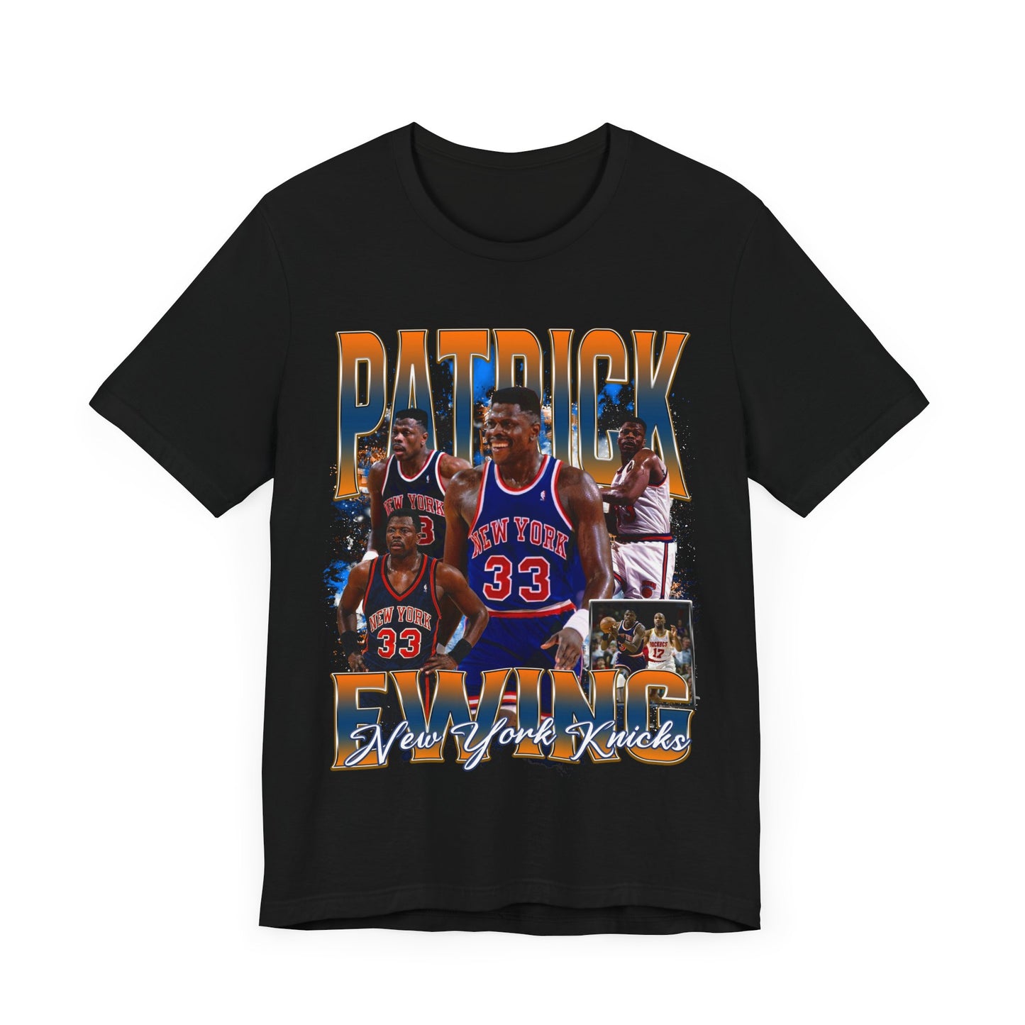Vintage 90s Basketball Bootleg Style T-Shirt PATRICK EWING Unisex Graphic Tee