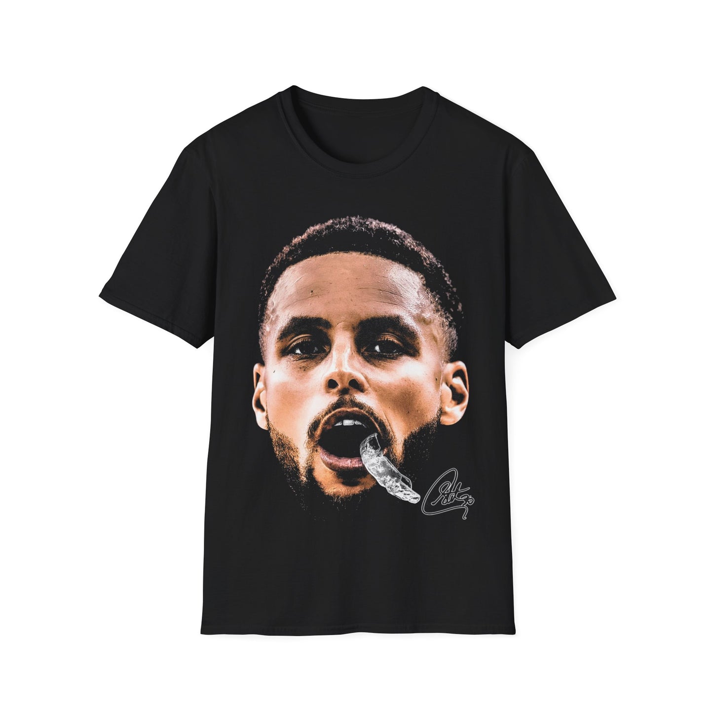 Vintage 90s Basketball Bootleg Style T-Shirt, STEPH CURRY BIG FACE Retro Basketball Shirt Unisex Graphic Tee