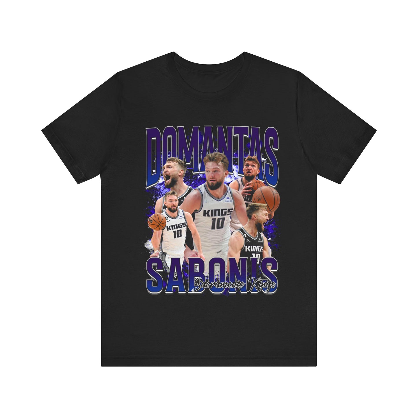 Vintage 90s Basketball Bootleg Style T-Shirt DOMANTAS SABONIS Unisex Graphic Tee