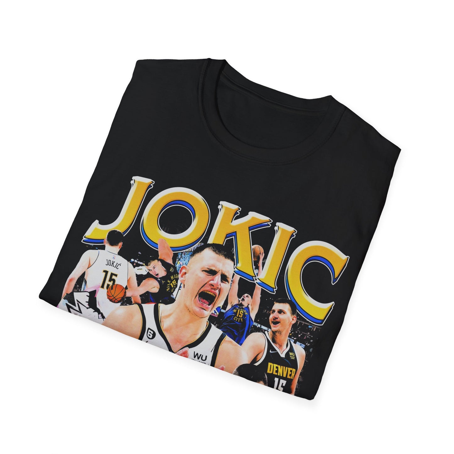 Vintage 90s Basketball Bootleg Style T-Shirt, NIKOLA JOKIC MVP Retro Basketball Shirt Unisex Graphic Tee