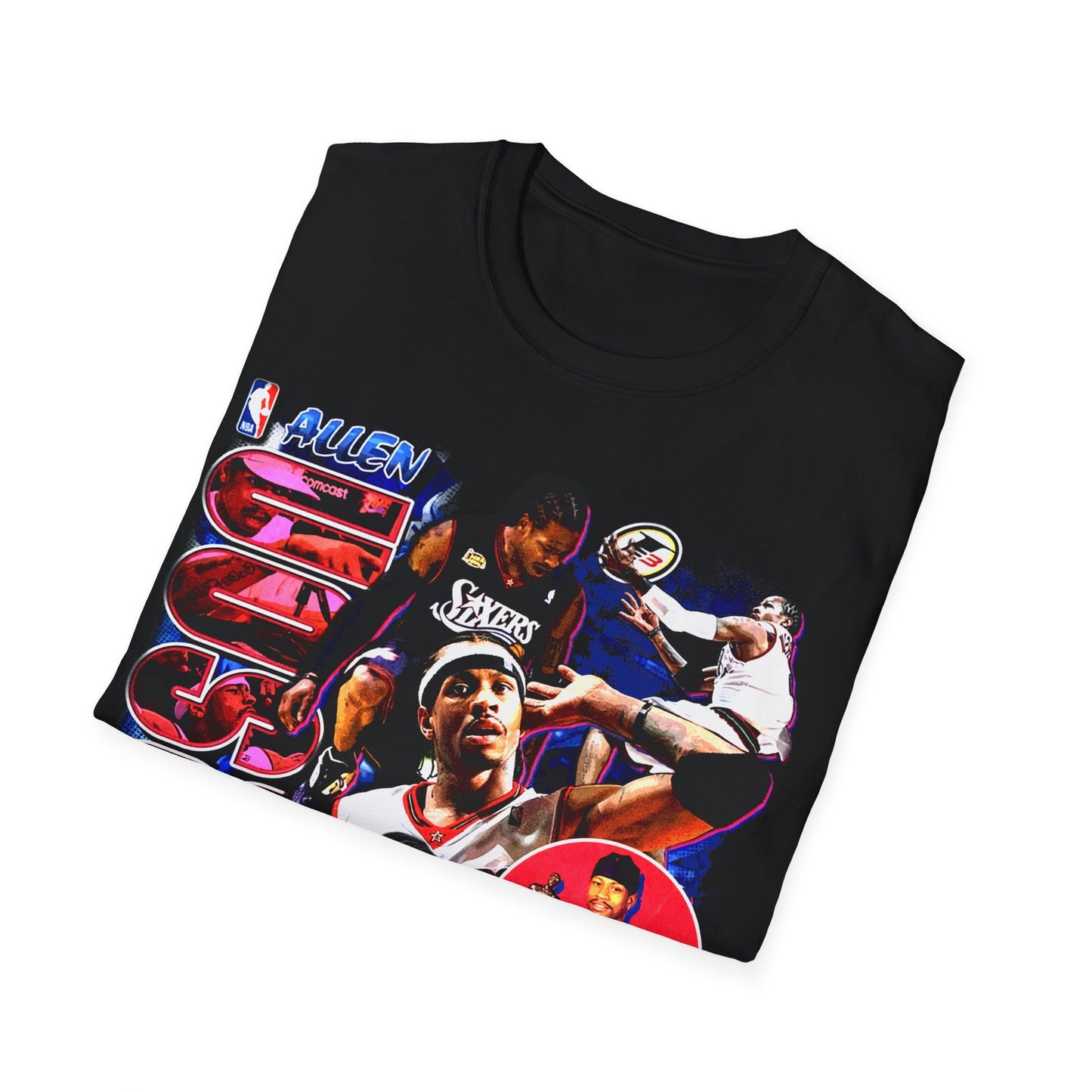 Vintage 90s Basketball Bootleg Style T-Shirt ALLEN IVERSON 3 ANSWER Graphic Tee, Retro Basketball Shirt Unisex Graphic Tee