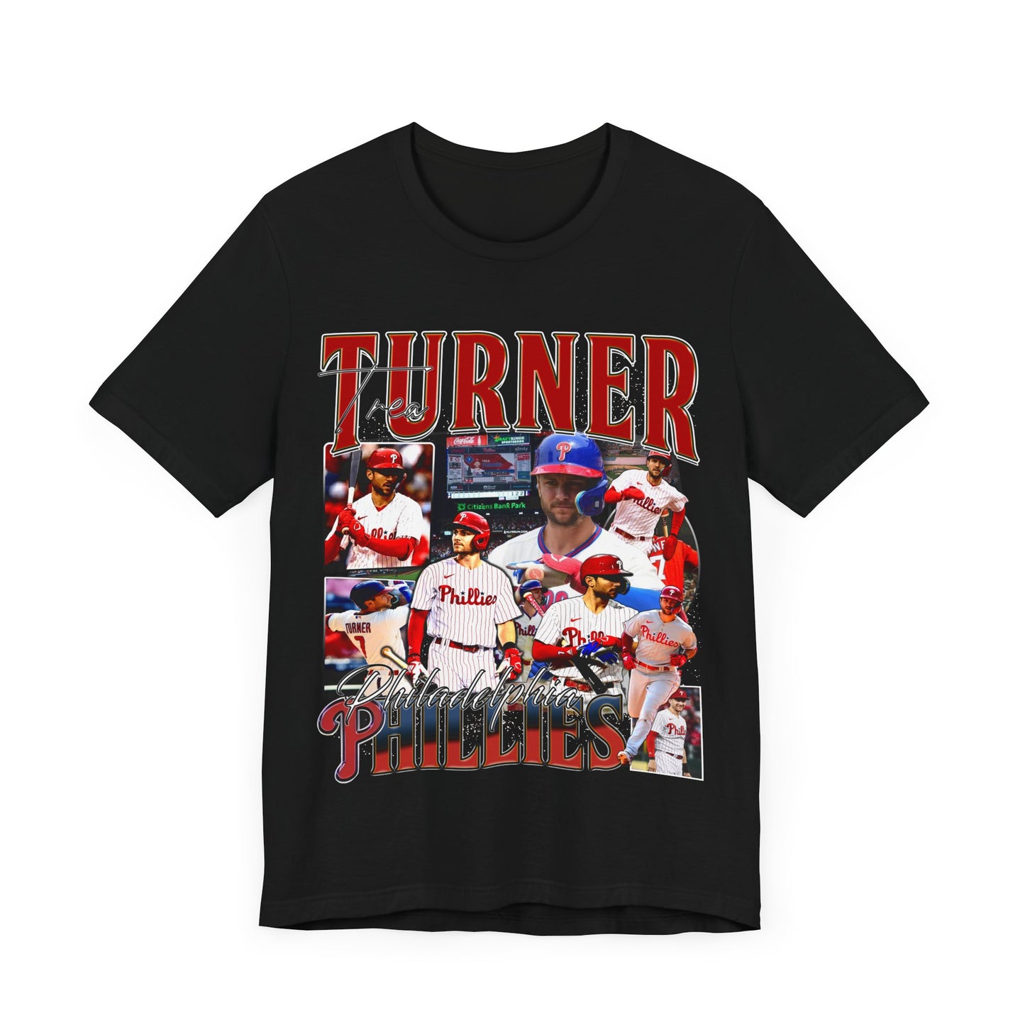 Vintage 90s Baseball Bootleg Style T-Shirt TREA TURNER 90s Unisex Graphic Tee