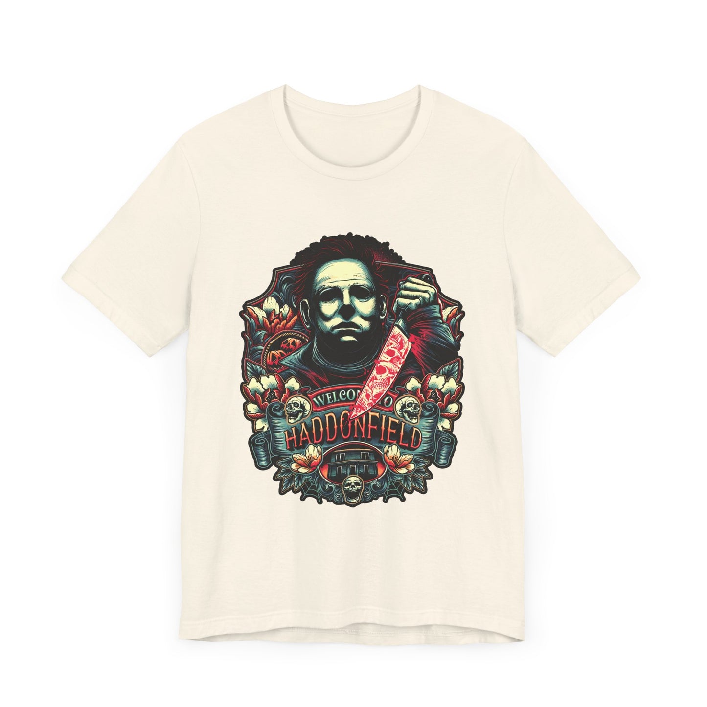 HALLOWEEN MICHAEL MYERS Vintage Unisex Jersey Short Sleeve Tee