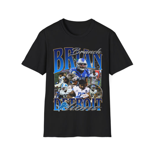 Vintage 90s Football Bootleg Style T-Shirt, BRIAN BRANCH Vintage Graphic Tee, Retro Football Shirt Unisex Graphic Tee Shirt