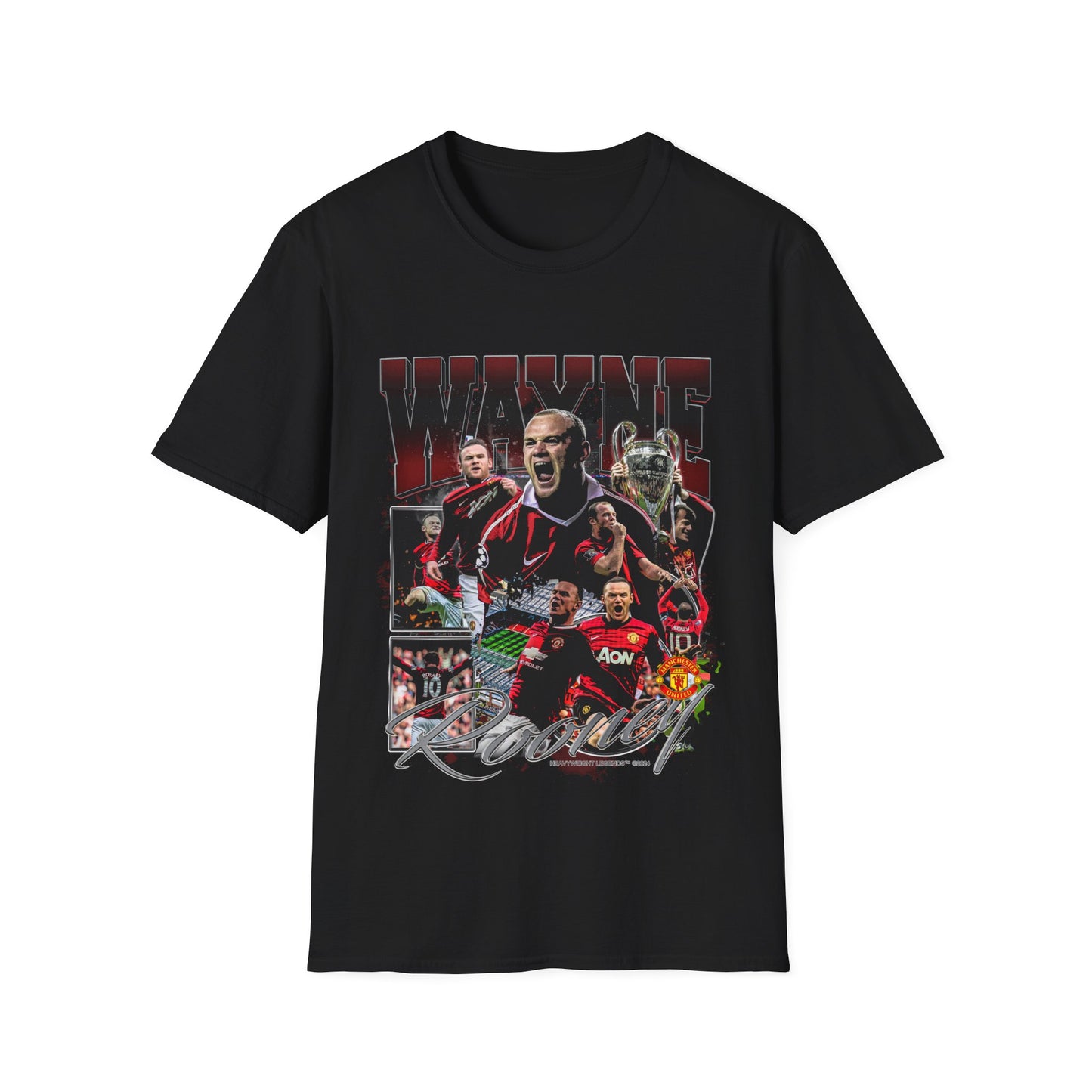 Vintage 90s Soccer Bootleg Style T-Shirt WAYNE ROONEY Vintage Graphic Tee, Retro Soccer Shirt Unisex Graphic Tee Shirt