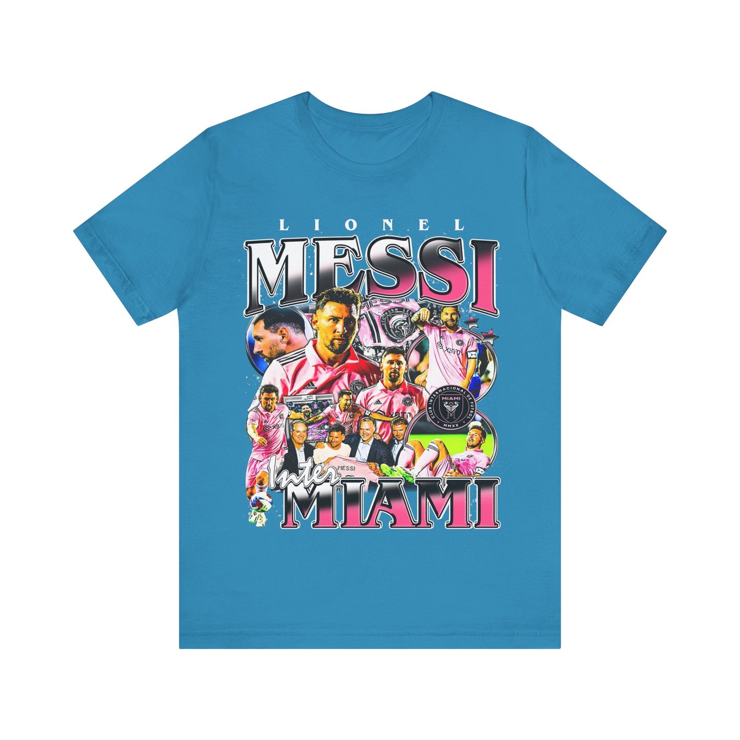 Vintage 90s Pop Bootleg Style T-Shirt LIONEL MESSI Unisex Graphic Tee Shirt