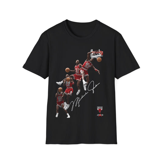Vintage 90s Basketball Bootleg Style T-Shirt, MICHAEL JORDAN SIGNATURE SERIES Graphic Tee, Retro Basketball Shirt Unisex Graphic Tee