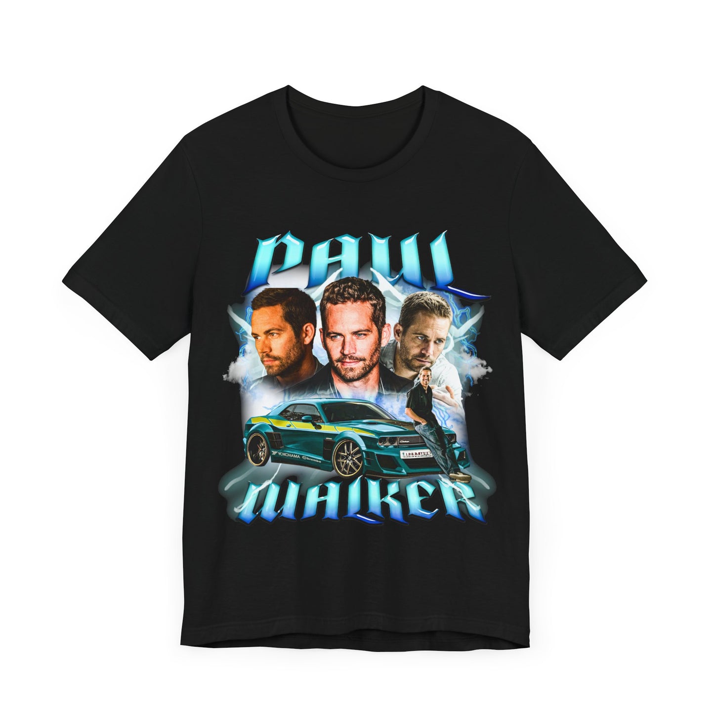 Vintage 90s Pop Bootleg Style T-Shirt PAUL WALKER Unisex Graphic Tee Shirt