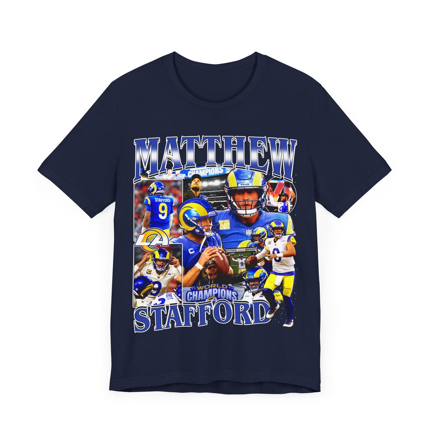 Vintage 90s Football Bootleg Style TShirt MATTHEW STAFFORD Unisex Graphic Tee
