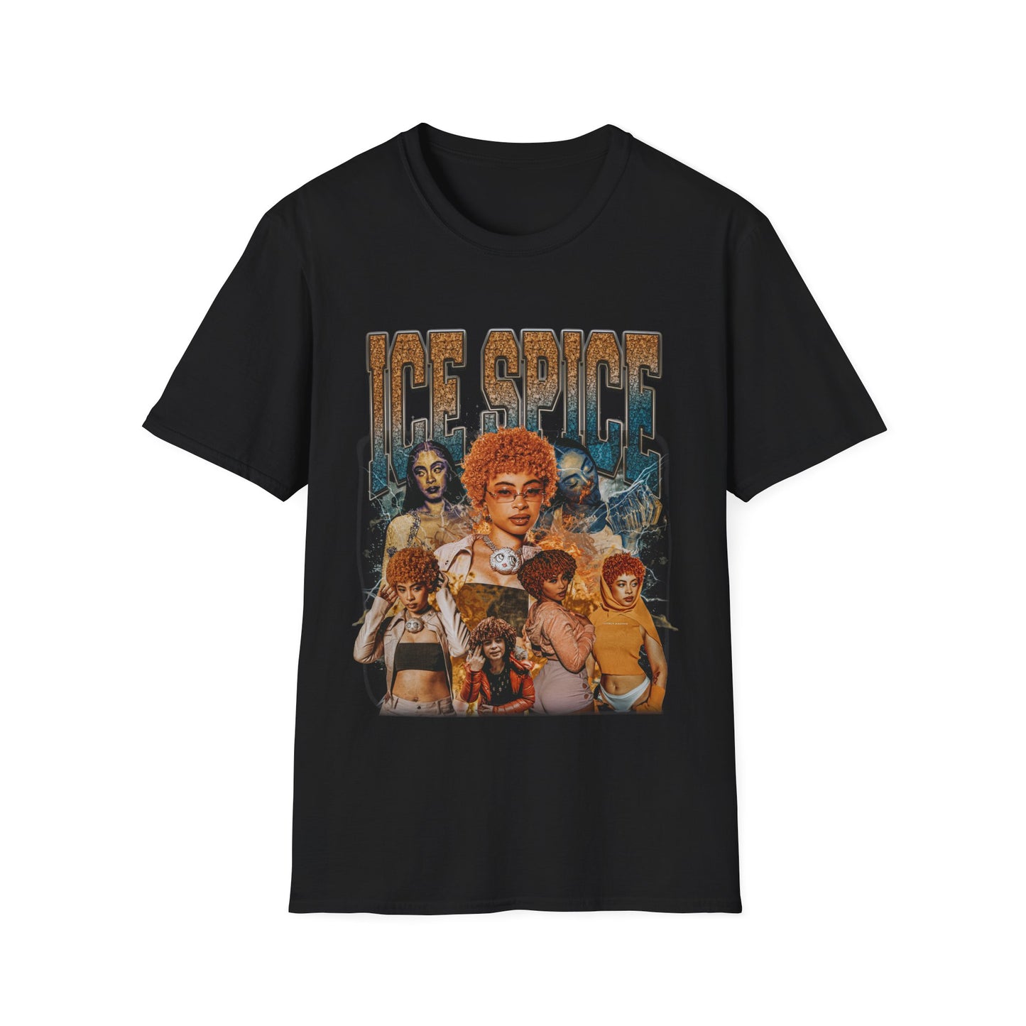 Vintage 90s Rap Bootleg Style T-Shirt, ICE SPICE Vintage Graphic Tee, Retro Rap Shirt Unisex Graphic Tee Shirt