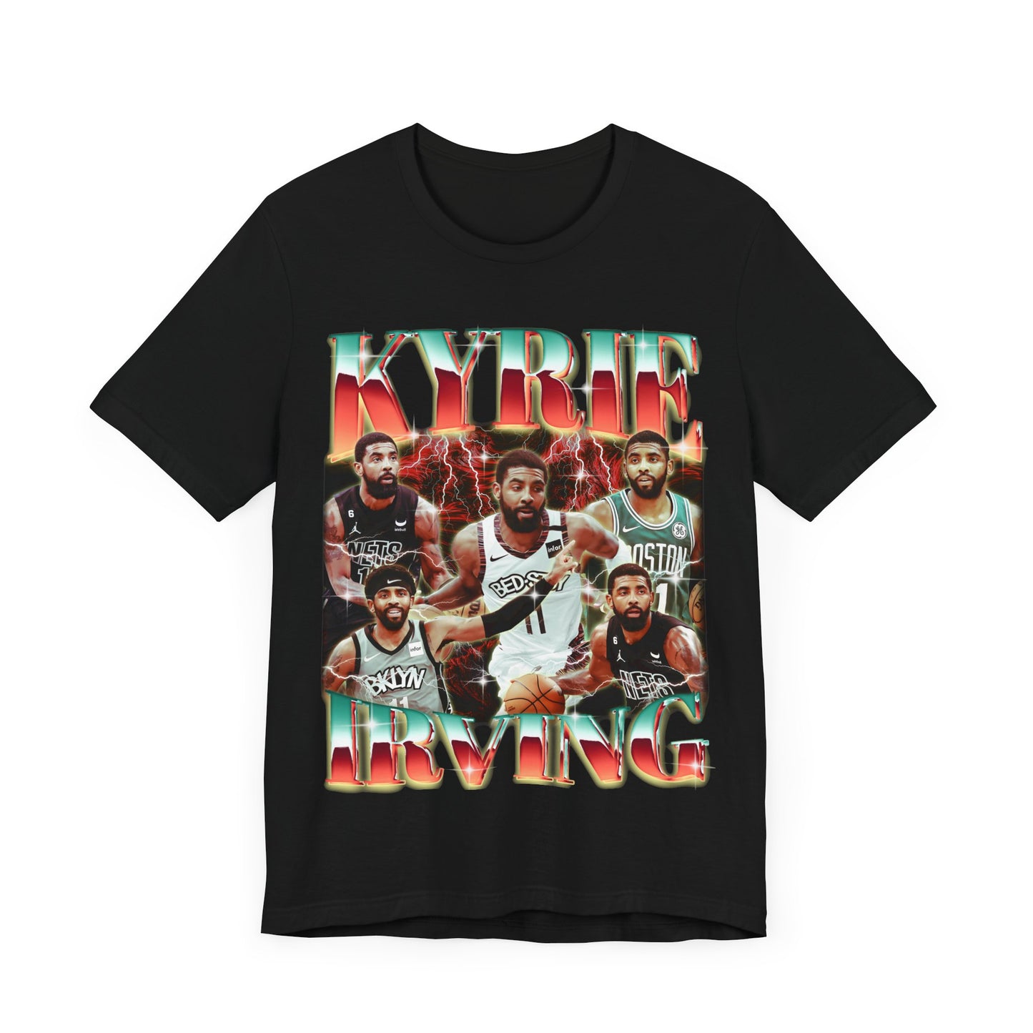 Vintage 90s Basketball Bootleg Style T-Shirt, KYRIE IRVING Retro 90s Unisex Tee