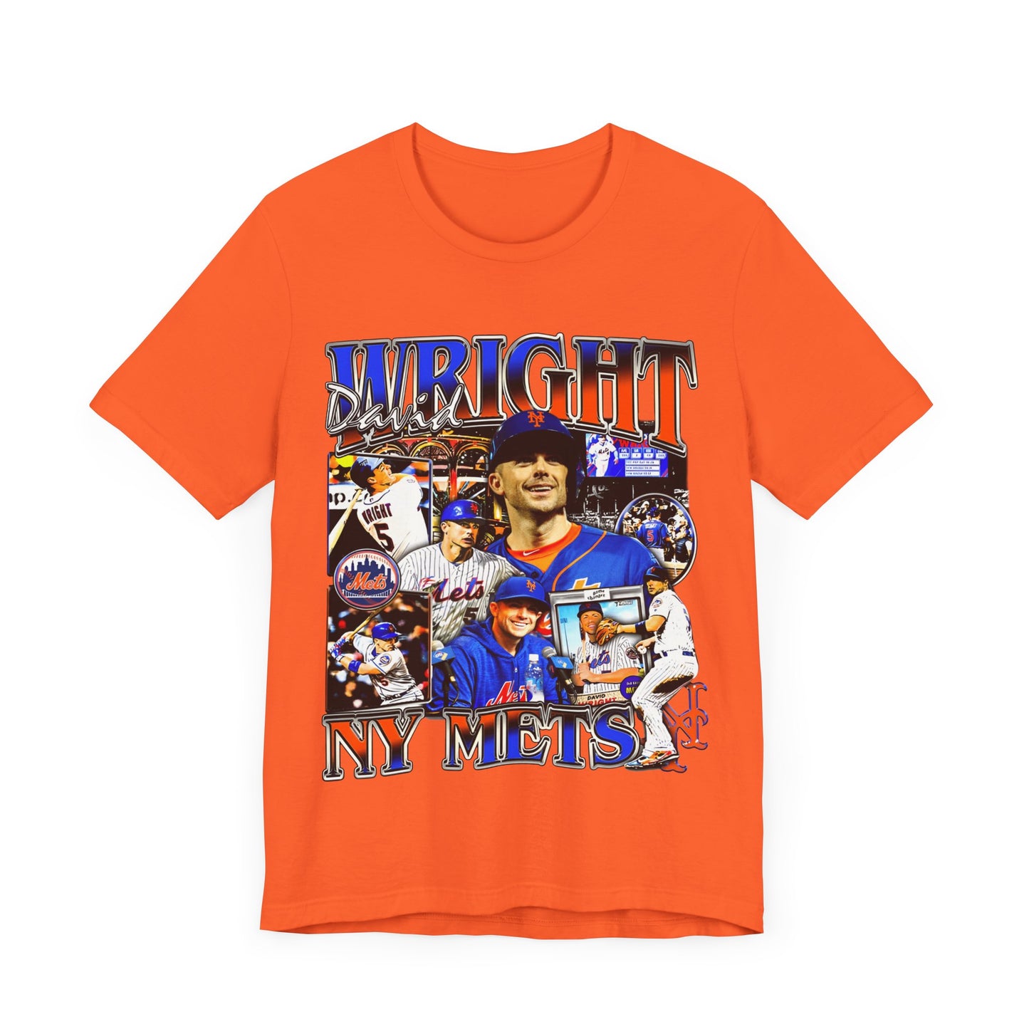 Vintage 90s Baseball Bootleg Style T-Shirt DAVID WRIGHT Unisex Graphic Tee Shirt