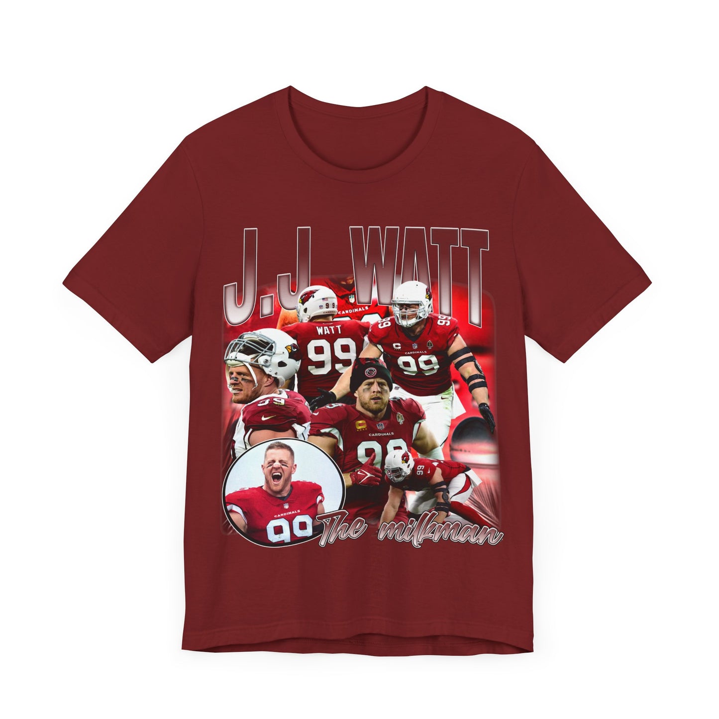 Vintage 90s Football Bootleg Style T-Shirt JJ WATT ARIZONA Unisex Graphic Tee