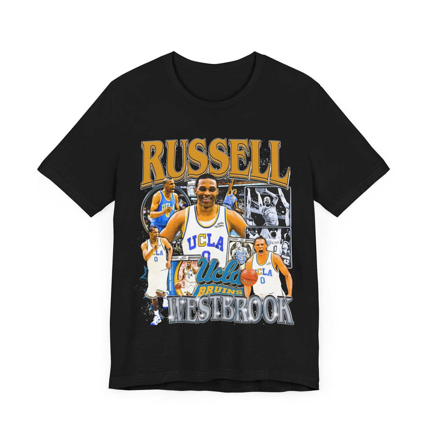 Vintage 90s Basketball Bootleg Style TShirt RUSSELL WESTBROOK Unisex Graphic Tee